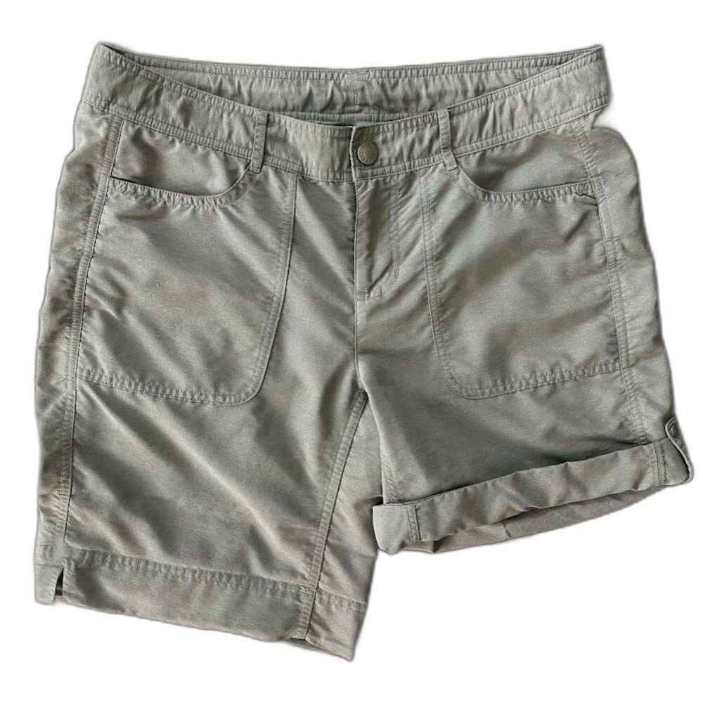 The North Face Horizon II Gray Convertible Shorts Roll Up Hiking Women's Size 8